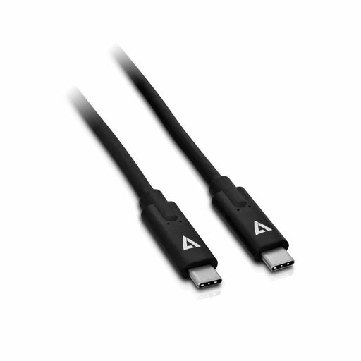 Kabel USB C V7 V7UCC-1M-BLK-1E      1 m Schwarz