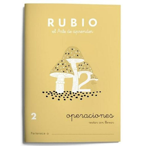 Mathematik-Heft Rubio Nº2 A5 Spanisch 20 Blatt (10 Stück)