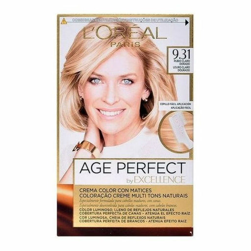 Antiaging Dauerfärbung Excellence Age Perfect L'Oreal Make Up Helles goldblond
