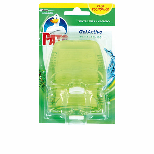 Lufterfrischer für die Toilette Pato Gel Activo Kiefer 2 Stück Desinfektionsmittel