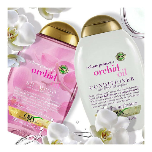 Farbverstärkendes Shampoo OGX Orchidee (385 ml)