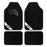 Auto-Fußmatte Momo MOMLCM012BW Universal Schwarz Weiß