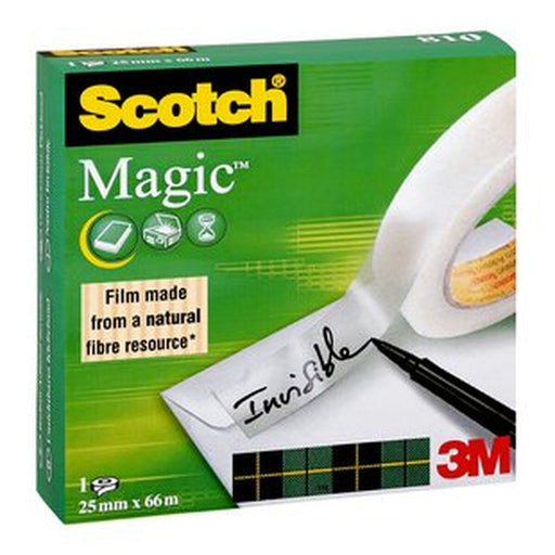 Klebeband Scotch Magic 810 Durchsichtig 25 mm x 66 m (9 Stück)