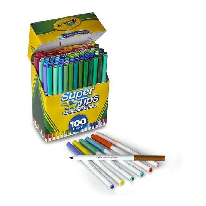 Marker-Set Super Tips Crayola 58-5100 (100 uds)