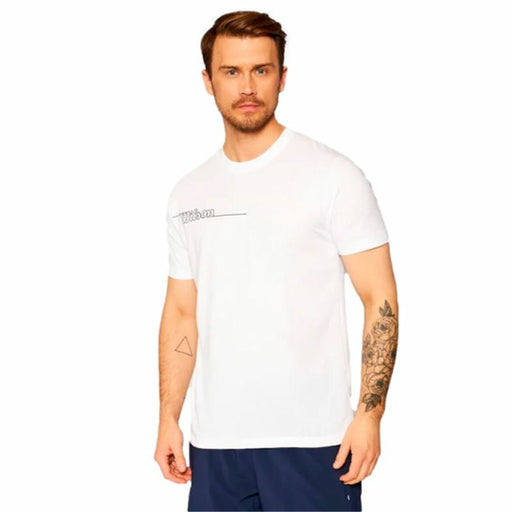 Kurzärmliges Sport T-Shirt Wilson Team II Teach Weiß