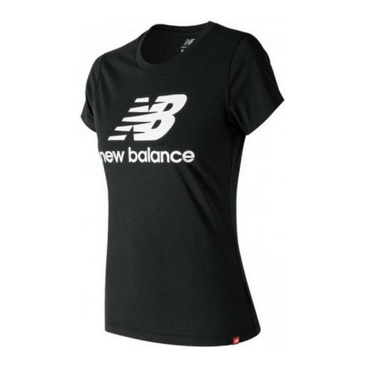 Damen Kurzarm-T-Shirt New Balance Essentials  Schwarz