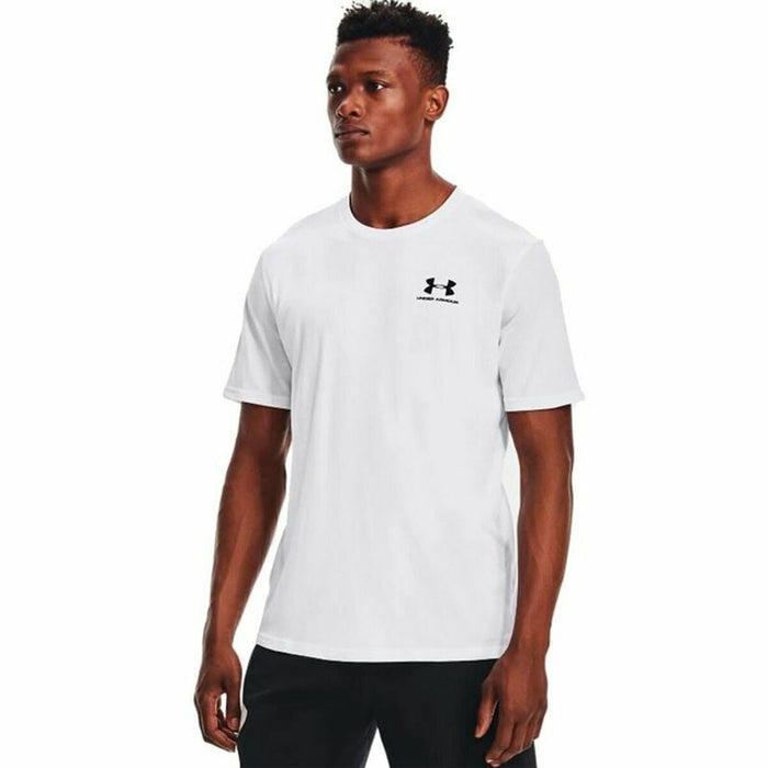Kurzärmliges Sport T-Shirt Under Armour Sportstyle Left Chest Weiß
