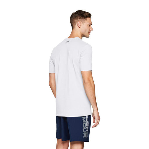 Herren Kurzarm-T-Shirt Under Armour Team issue Wordmark Größe S Weiß