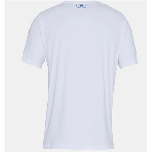 Herren Kurzarm-T-Shirt Under Armour Fleece Big Logo Weiß