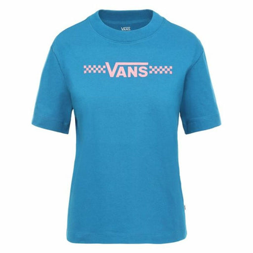 Damen Kurzarm-T-Shirt Vans Funnier Times Blau