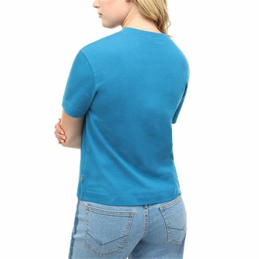 Damen Kurzarm-T-Shirt Vans Funnier Times Blau