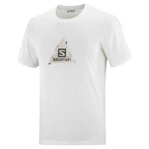 Herren Kurzarm-T-Shirt Salomon Explore Blend Weiß