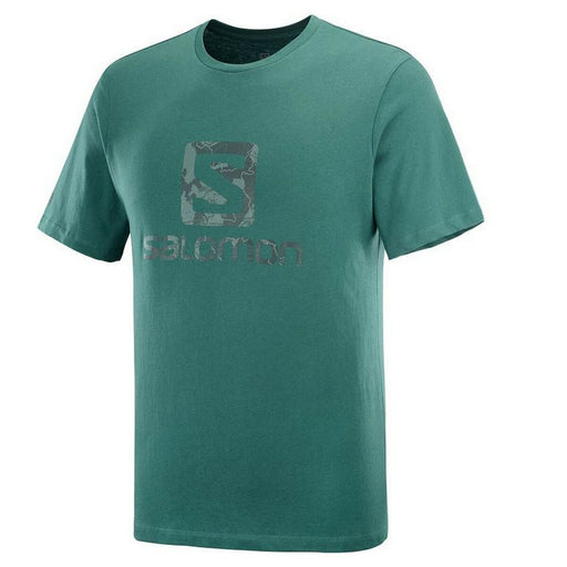 Herren Kurzarm-T-Shirt Salomon Outlife Logo grün