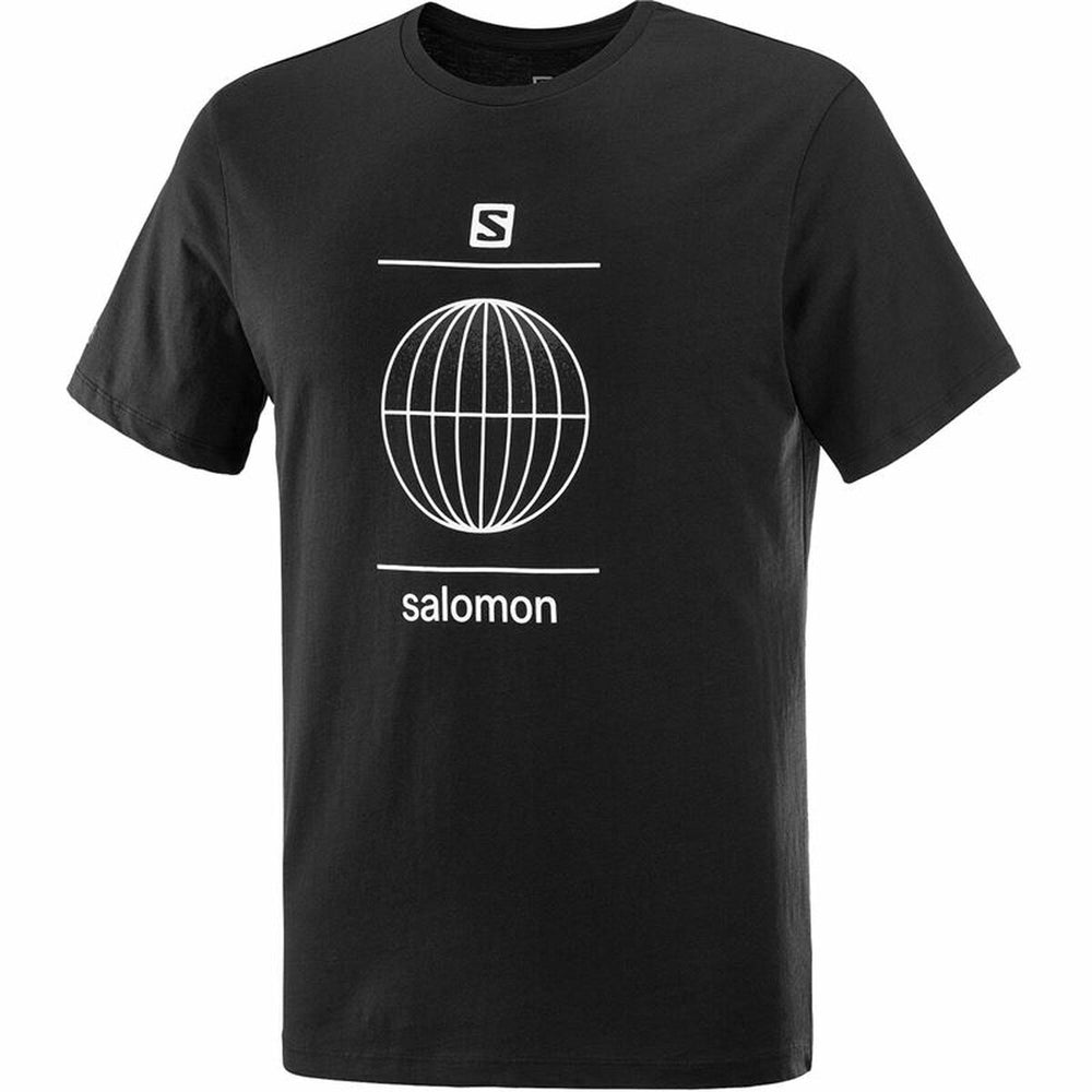 Herren Kurzarm-T-Shirt Salomon Outlife Schwarz