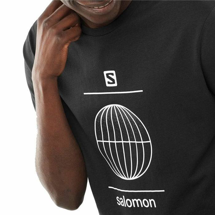 Herren Kurzarm-T-Shirt Salomon Outlife Schwarz
