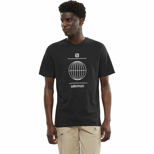 Kurzärmliges Sport T-Shirt Salomon Outlife Summer Schwarz