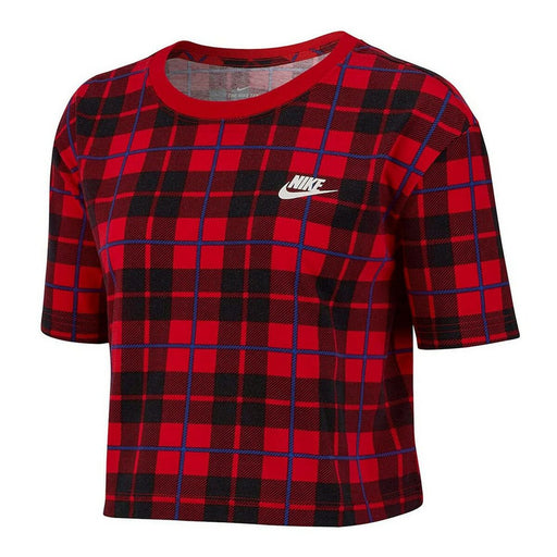 Damen Kurzarm-T-Shirt Nike Futura Rot
