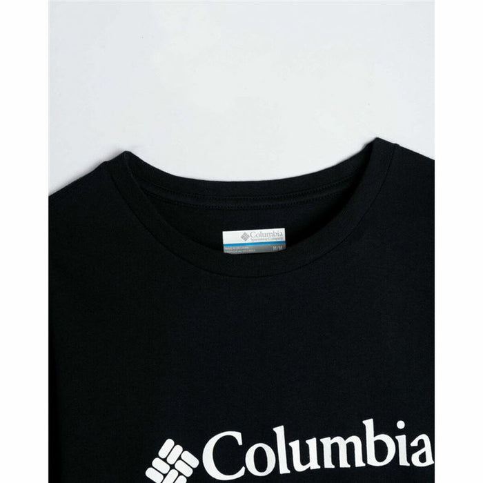 Herren Kurzarm-T-Shirt Columbia CSC Basic Logo Schwarz