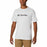 Kurzärmliges Sport T-Shirt Columbia Basic Logo Weiß