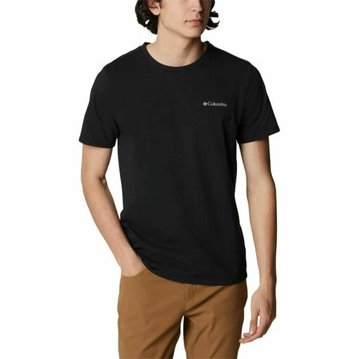 Herren Kurzarm-T-Shirt Columbia Sun Trek Schwarz Herren
