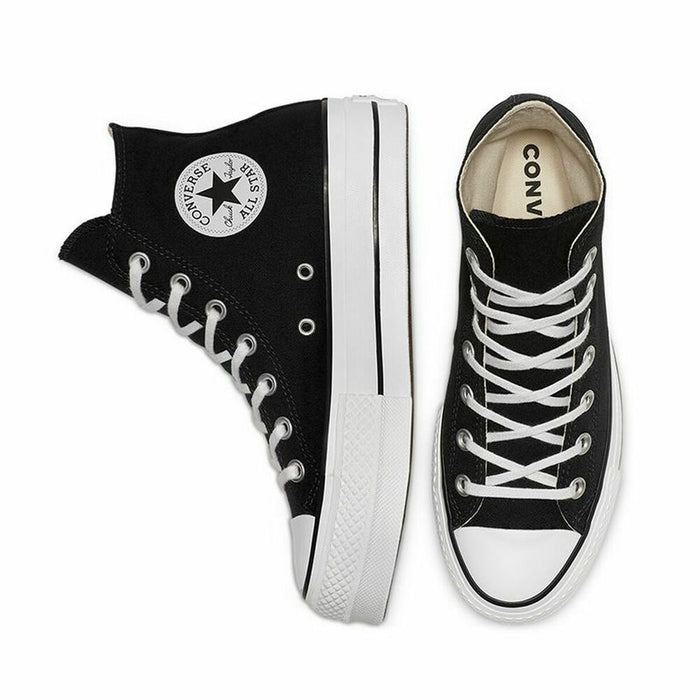 Damen Sneaker Converse All Star Platform High Top Schwarz