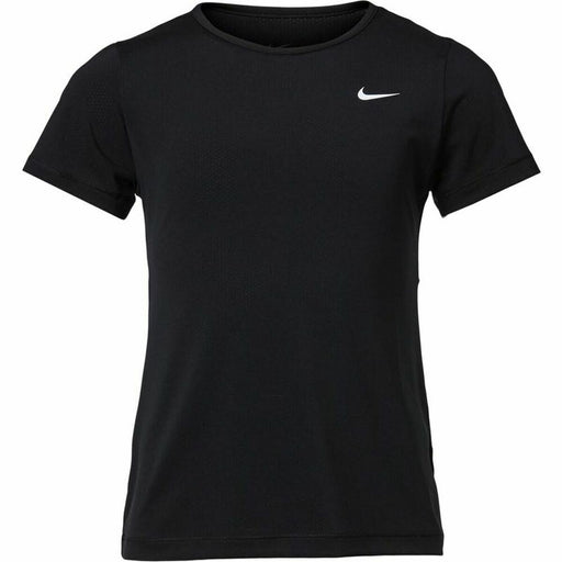 Kurzarm-T-Shirt für Kinder Nike Pro Schwarz 92 % Polyester 8 % Spandex