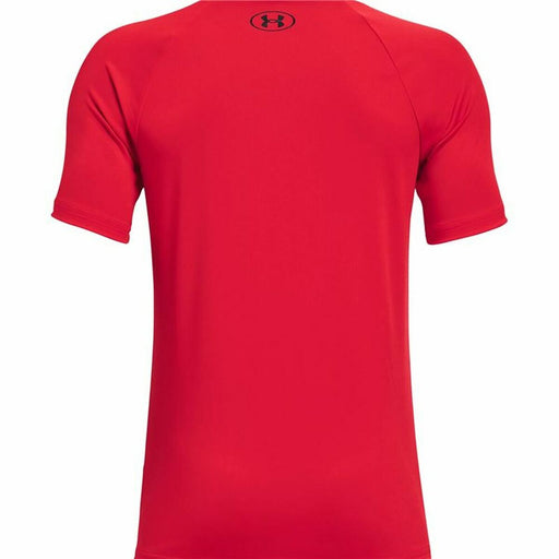 Kurzarm-T-Shirt für Kinder Under Armour  Tech Big Logo Rot