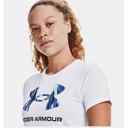 Damen Kurzarm-T-Shirt Under Armour Graphic Weiß