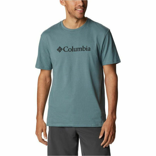 Herren Kurzarm-T-Shirt Columbia CSC Basic Logo Türkis