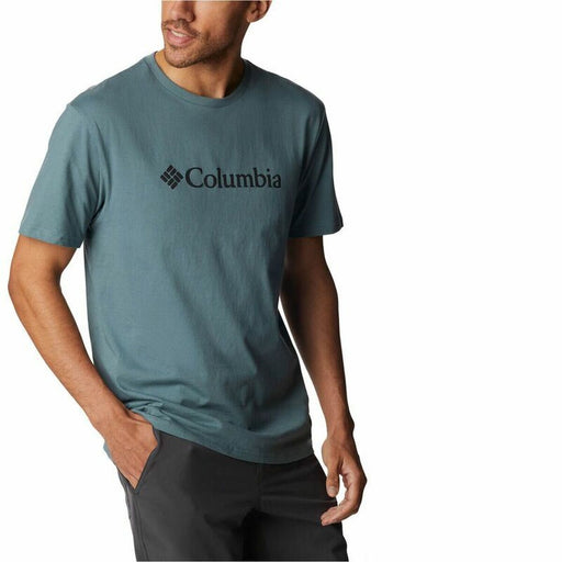 Herren Kurzarm-T-Shirt Columbia CSC Basic Logo Türkis