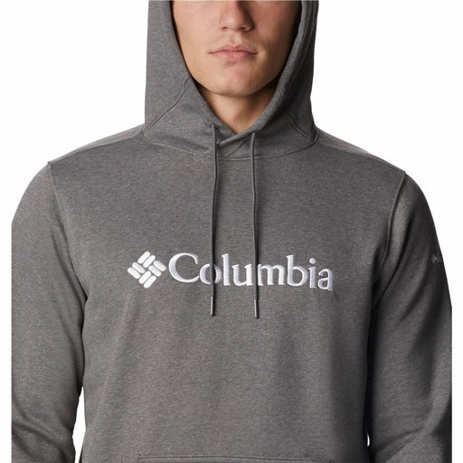 Herren Sweater mit Kapuze Columbia CSC Basic Logo Dunkelgrau