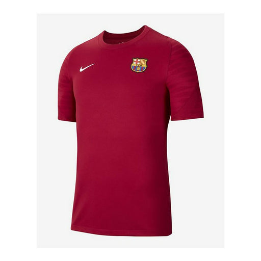Kurzärmiges Fußball T-Shirt für Männer Nike Strike FC Barcelona Dunkelrot