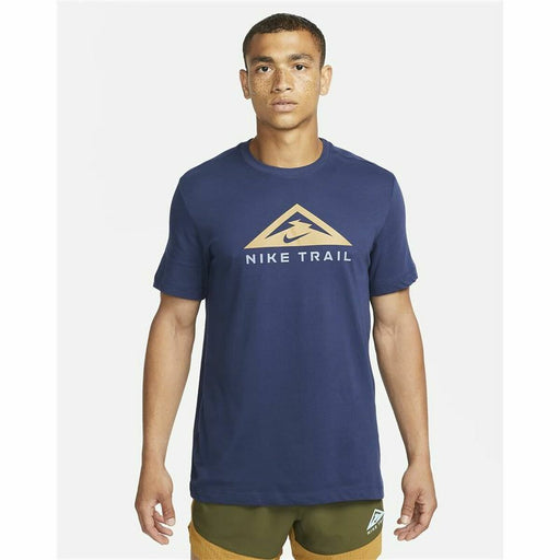 Kurzärmliges Sport T-Shirt Nike Pro Dri-FIT M Blau