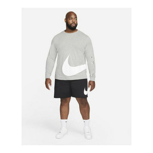 Herren Langarm-T-Shirt Nike Sportswear Hellgrau
