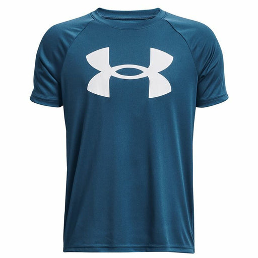 Kurzarm-T-Shirt für Kinder Under Armour Big Logo Blau