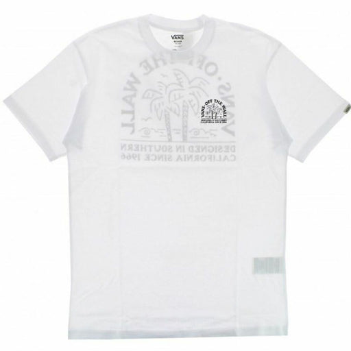 Unisex Kurzarm-T-Shirt Vans Palm-B Weiß