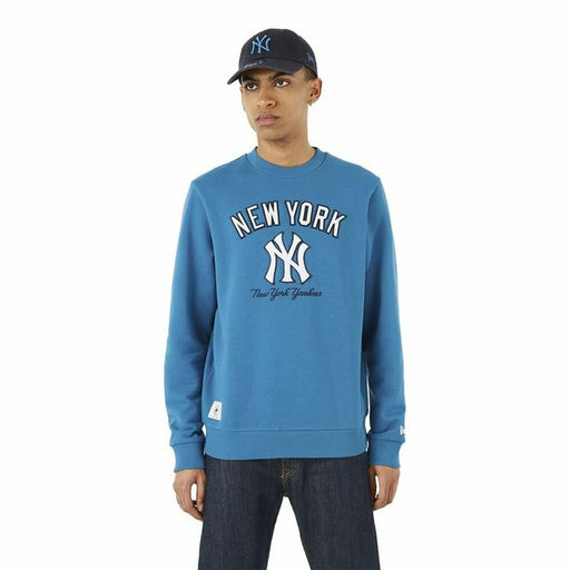 Herren Sweater ohne Kapuze New Era MLB Heritage New York Yankees Blau