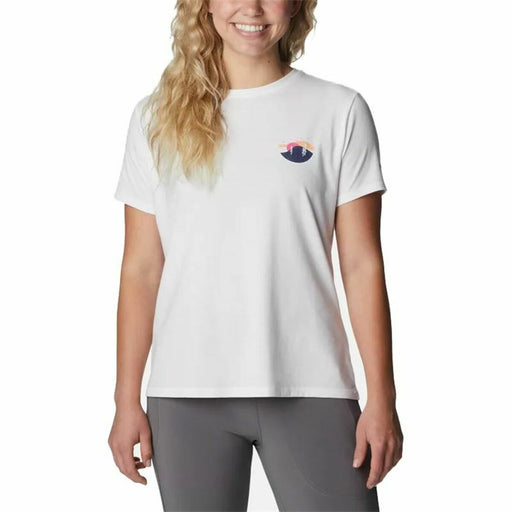 Kurzärmliges Sport T-Shirt Columbia Sun Trek™ Weiß