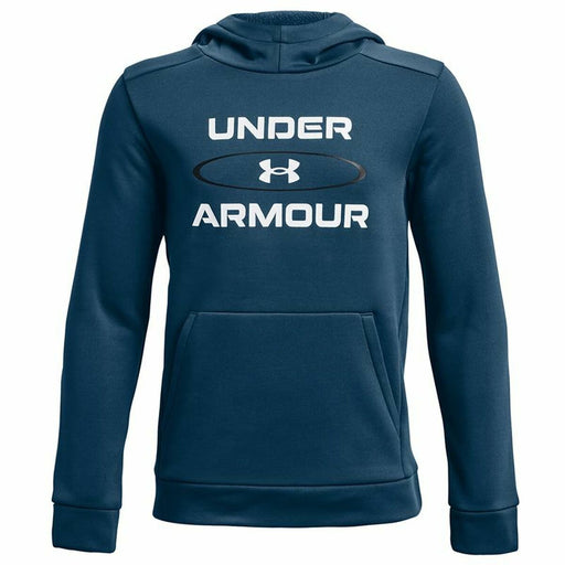 Jungen Sweater mit Kapuze Under Armour Fleece Graphic Blau