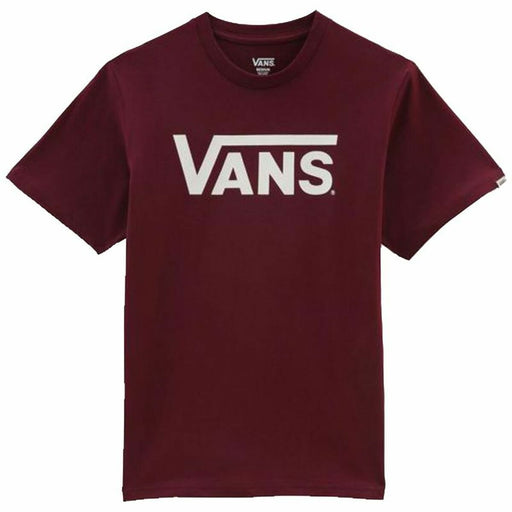 Jungen Kurzarm-T-Shirt Vans Classic Granatrot