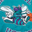 Sportjackefür Herren Mitchell & Ness Charlotte Hornets Blau