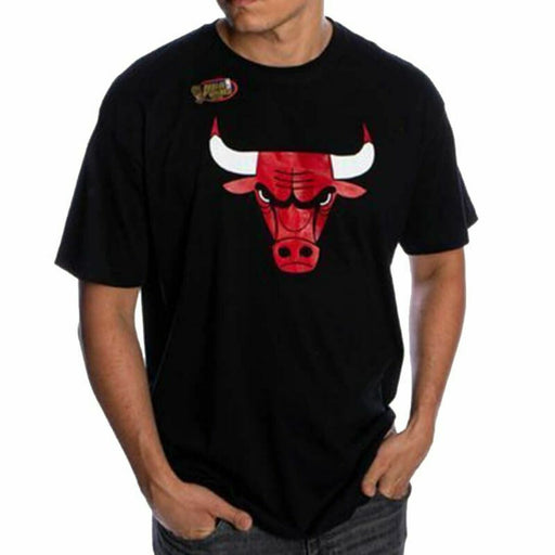 Basketball-T-Shirt Mitchell & Ness Chicago Bulls Schwarz