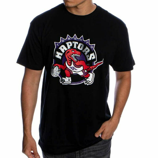 Herren Kurzarm-T-Shirt Mitchell & Ness Toronto Raptors Schwarz