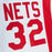 Basketball-T-Shirt Mitchell & Ness New York Nets Weiß