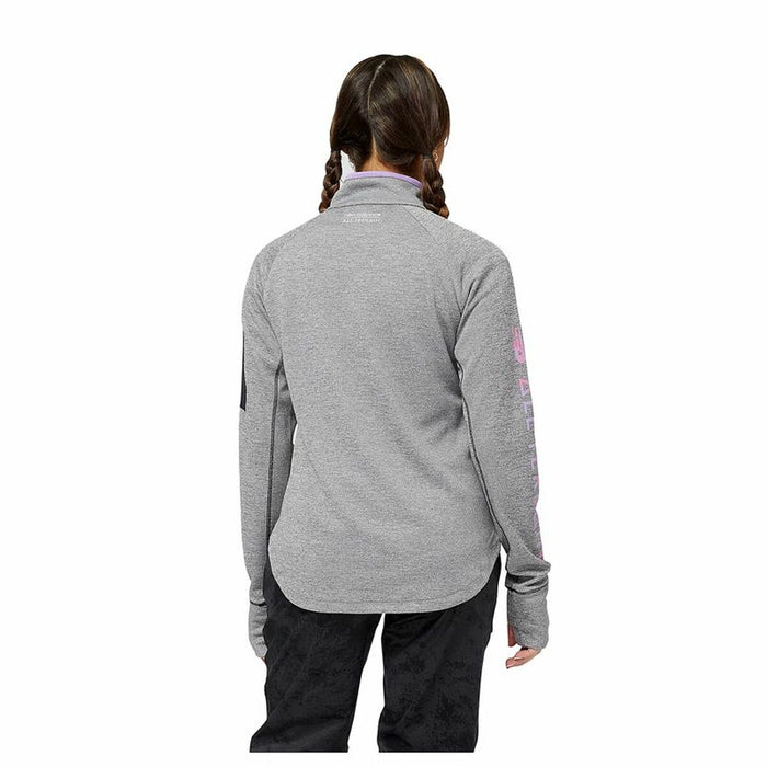 Damen Sweater ohne Kapuze New Balance Impact Run AT Grau