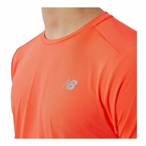 Herren Kurzarm-T-Shirt New Balance Accelerate Orange