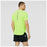 Kurzärmliges Sport T-Shirt New Balance Zitronengrün
