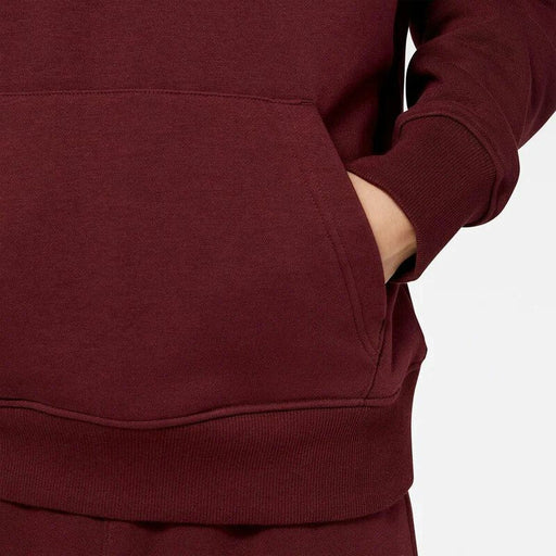 Herren Sweater mit Kapuze New Balance Essentials Stacked Rubber Granatrot