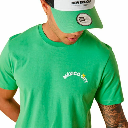 Kurzärmliges Sport T-Shirt New Era Tacos Food  Hellgrün