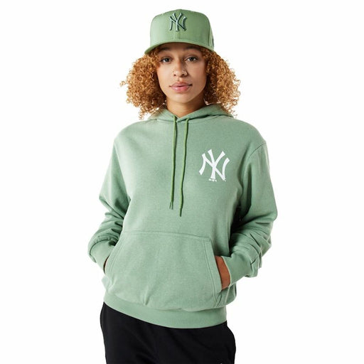 Unisex Sweater mit Kapuze New Era MLB New York Hellgrün